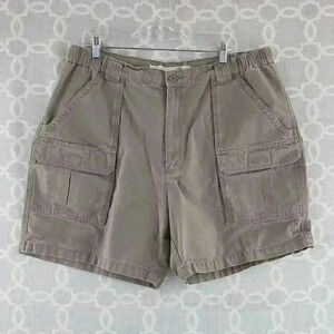 Vintage Tan Savane Cargo Shorts Men's Size 37